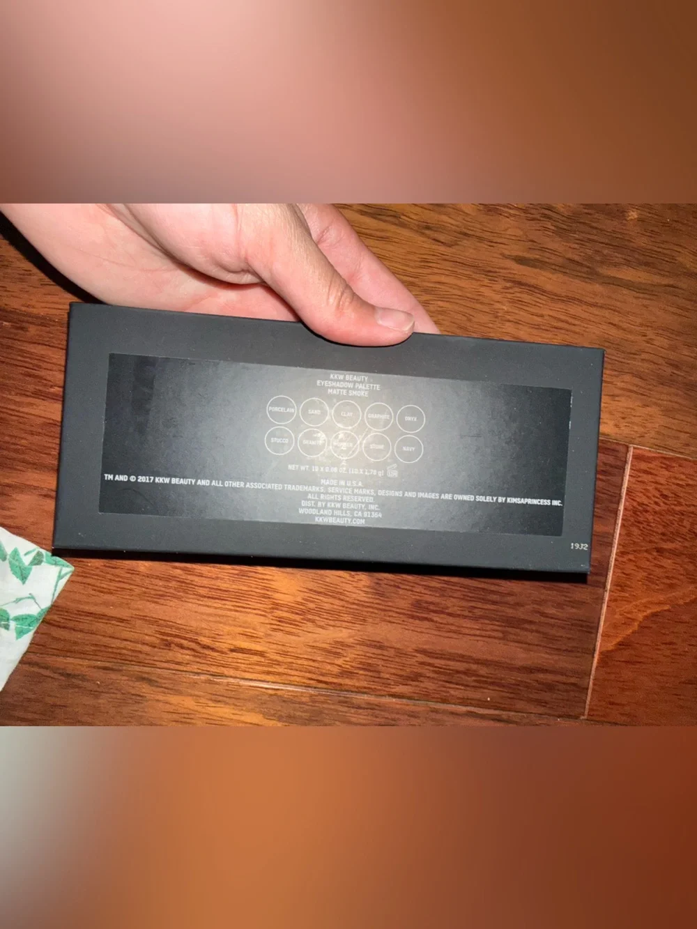 New KKW Beauty Matte Smoke Eyeshadow Palette